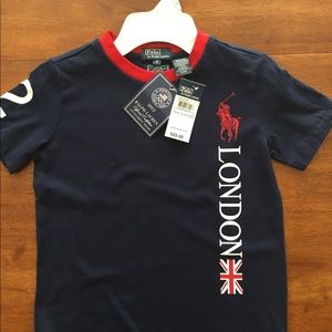 Boys Polo 2012 London Olympics Union Jack T-shirt
